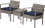 (Only for Pickup)3 Piece Rattan sofa set