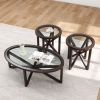 Modern simple glass coffee table