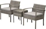 (Only for Pickup)3 Piece Rattan sofa set
