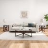 Modern simple glass coffee table
